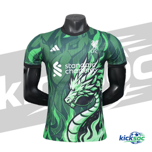 2025-2026 Liverpool Short-Sleeve Football Shirt Green Special Edition (Player) 