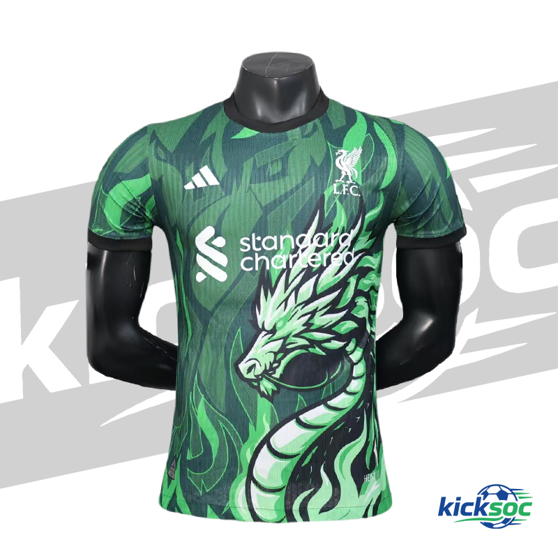 2025-2026 Liverpool Short-Sleeve Football Shirt Green Special Edition (Player) 