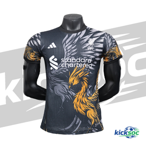 2025-2026 Liverpool Short-Sleeve Football Shirt Black Special Edition (Player) 