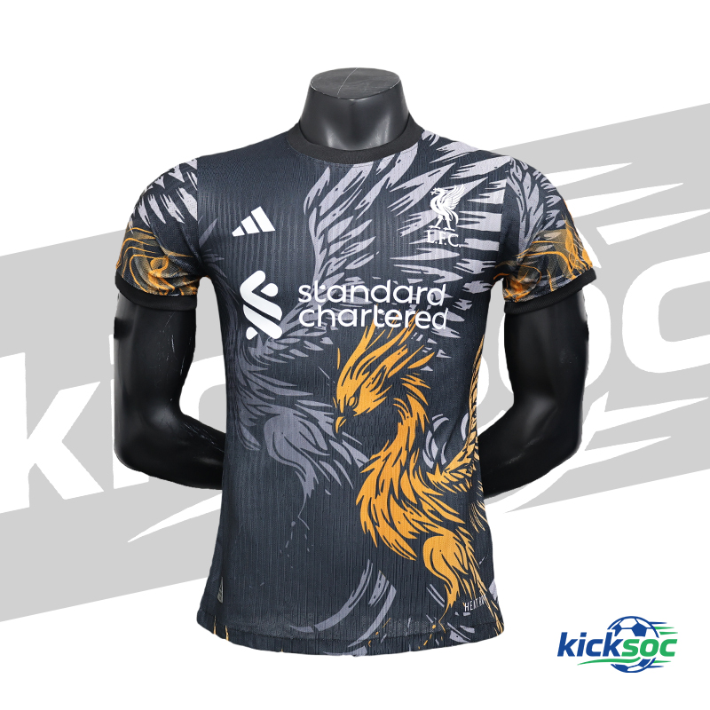 2025-2026 Liverpool Short-Sleeve Football Shirt Black Special Edition (Player) 