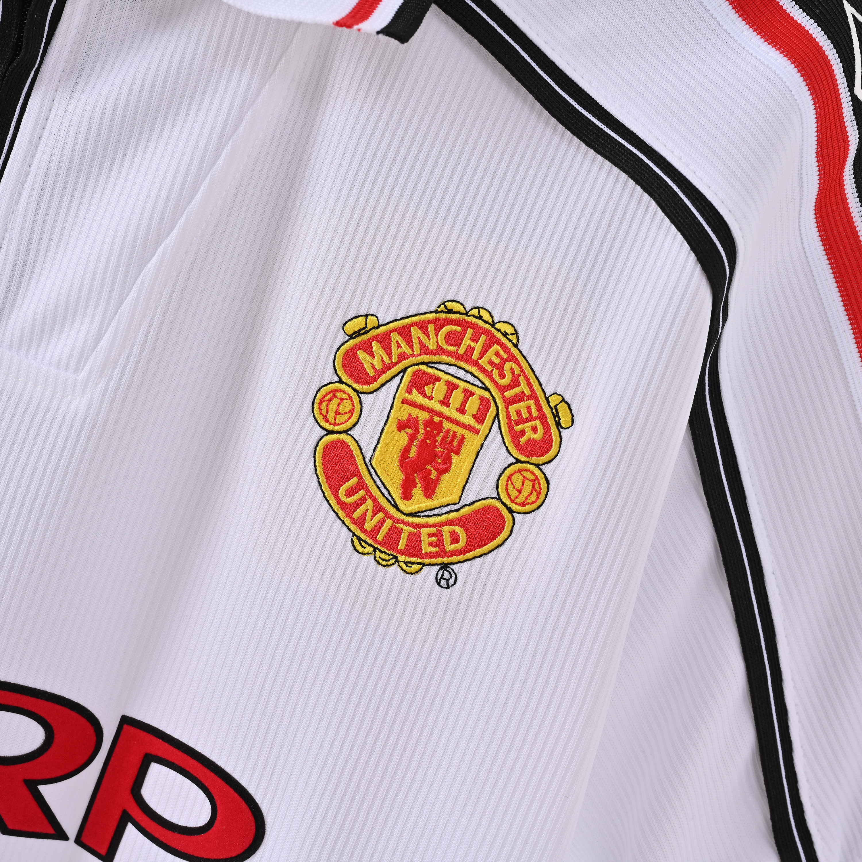 1998/1999 Manchester United Short Sleeve Retro White Jersey ( Fan ) 