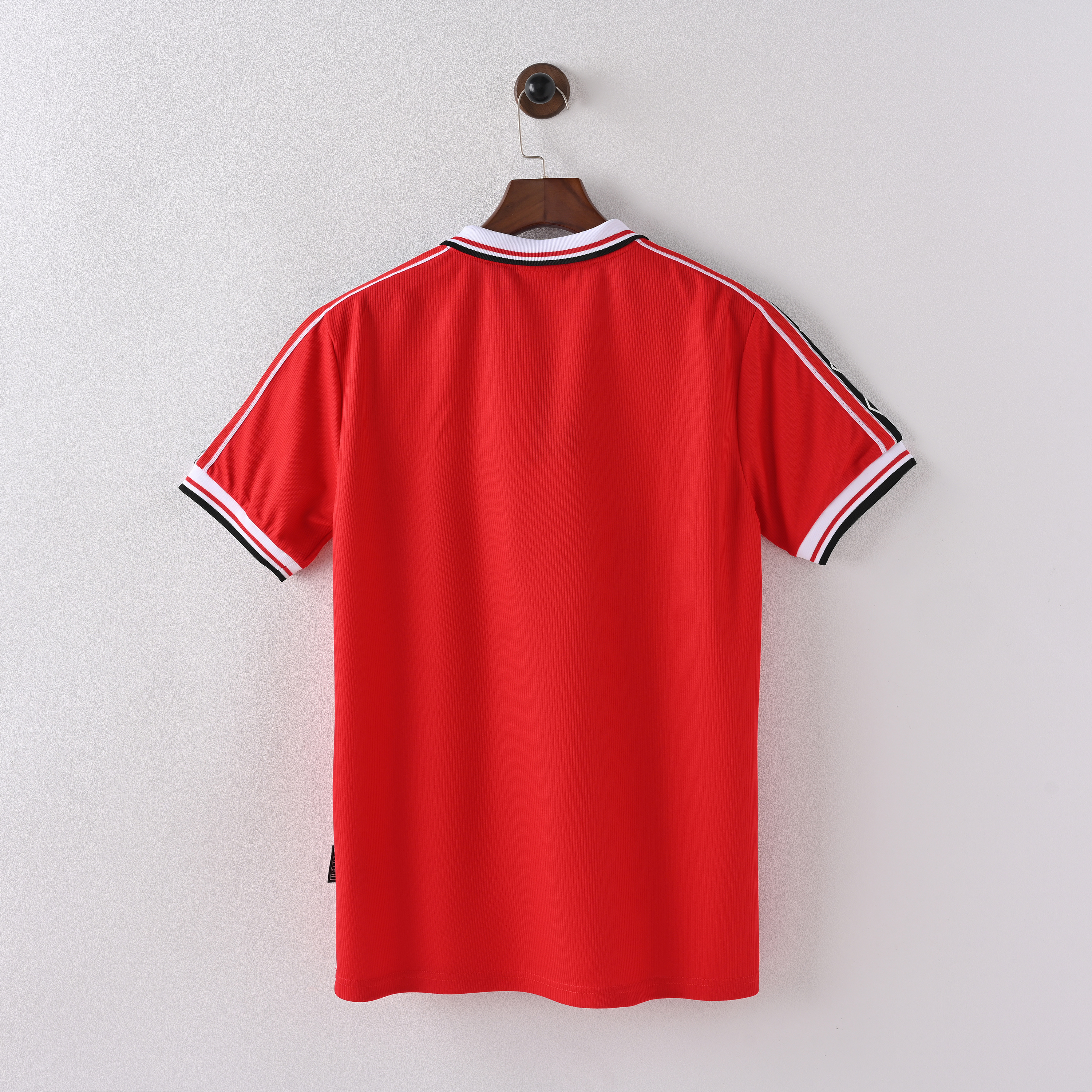 1998/1999 Manchester United Home Short-Sleeve Retro red Jersey ( Fan ) 