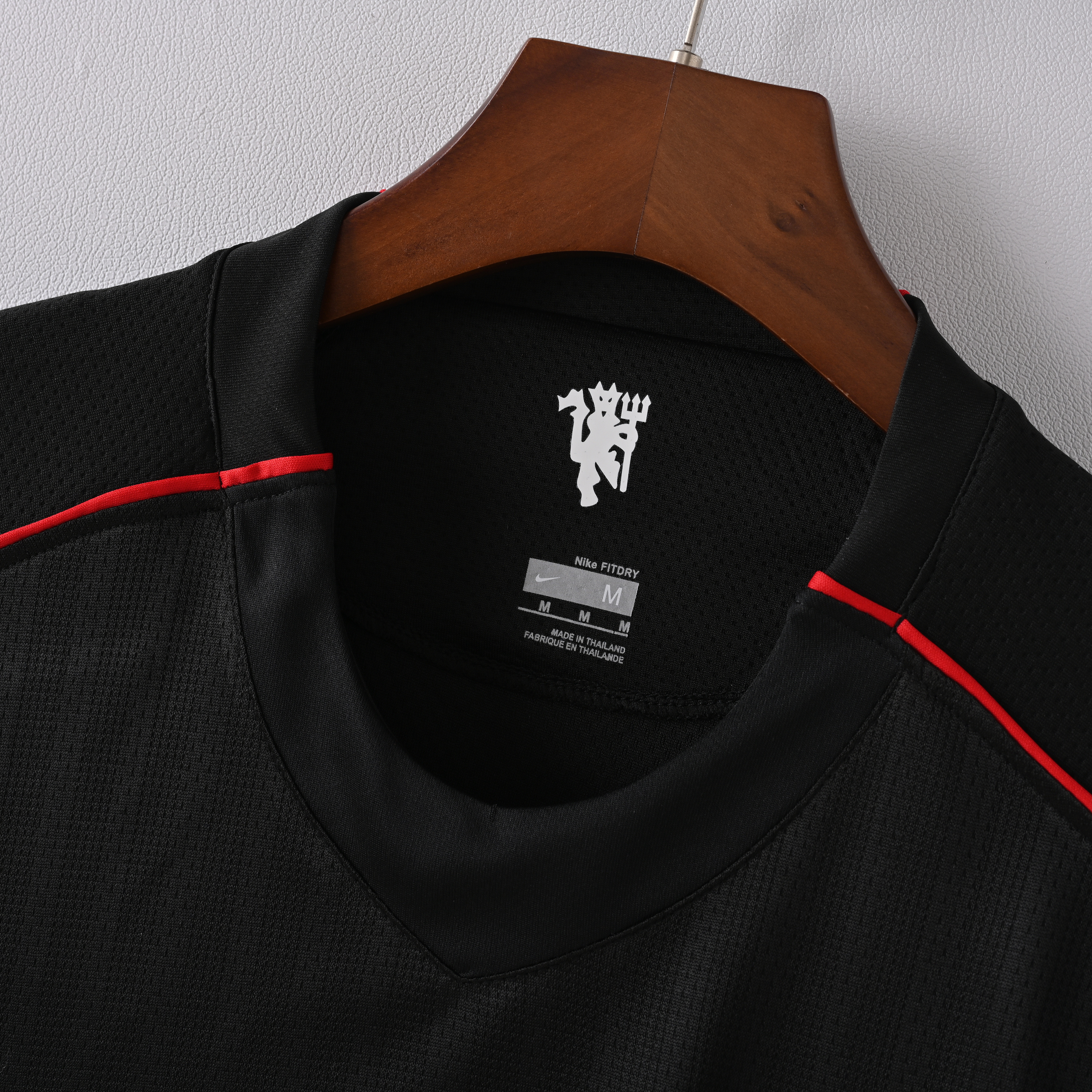 2007/2008 Manchester United Away Short-Sleeve Retro Black Jersey ( Fan ) 