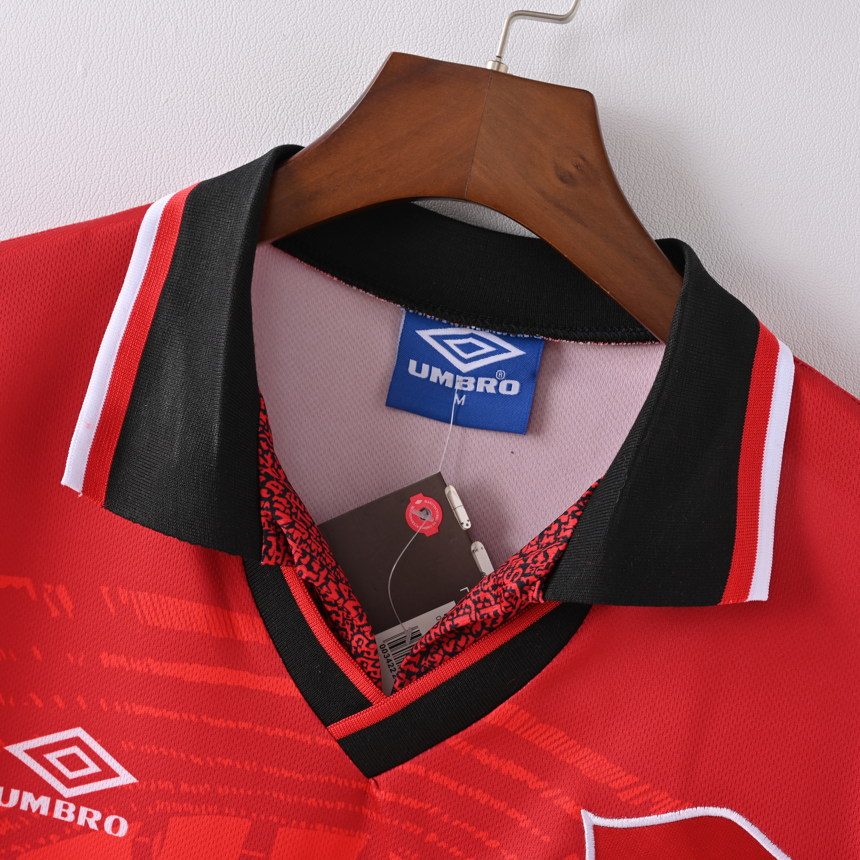 1994/1996 Manchester United Home Short-Sleeve Retro Red Shirt ( Fan ) 