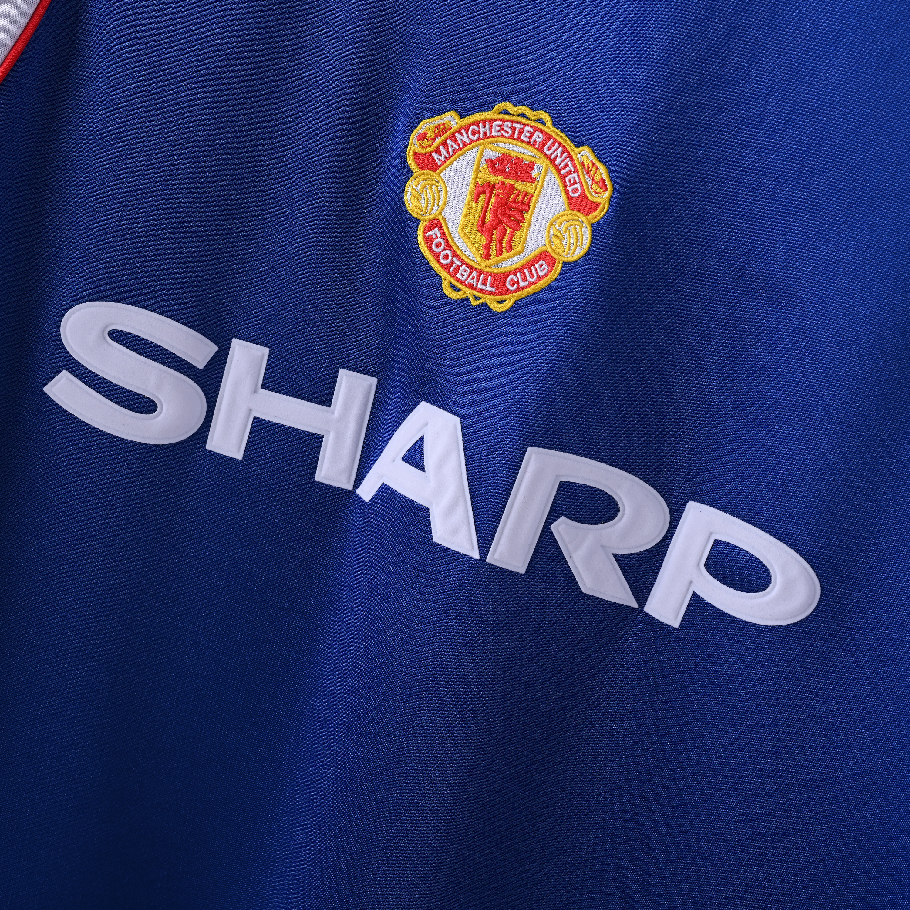 1984 Manchester United Second Away Short-Sleeve Retro navy Jersey (Fan )