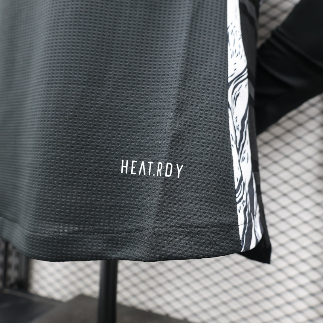 2024-2025 Arsenal Away Black Long-Sleeve Jersey (Player)