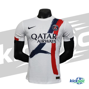 2024/2025 Paris Saint-Germain Quick-Dry Away White Short-Sleeve Jersey ( Player )
