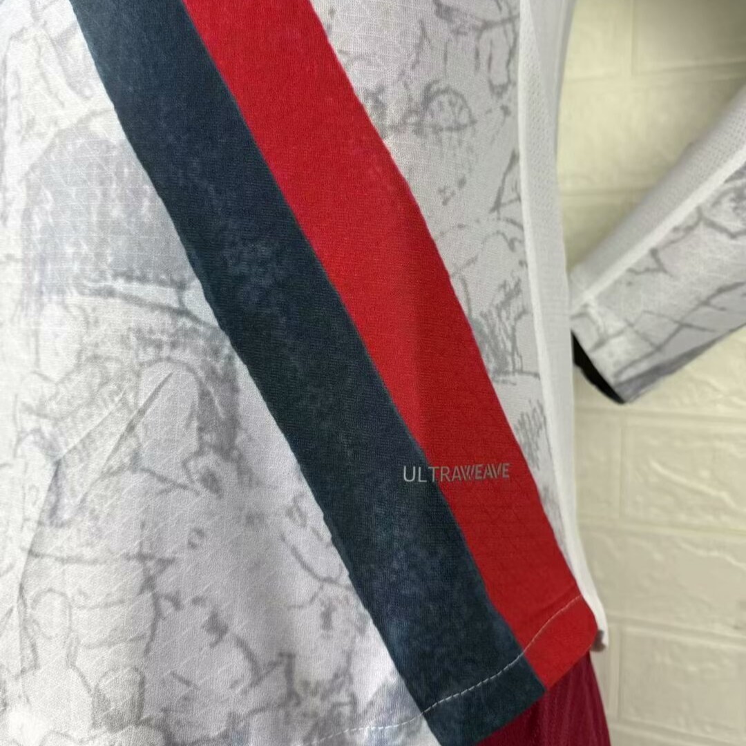 2025-2026 Manchester City Away Long-Sleeve White Football Jersey ( Player ) 