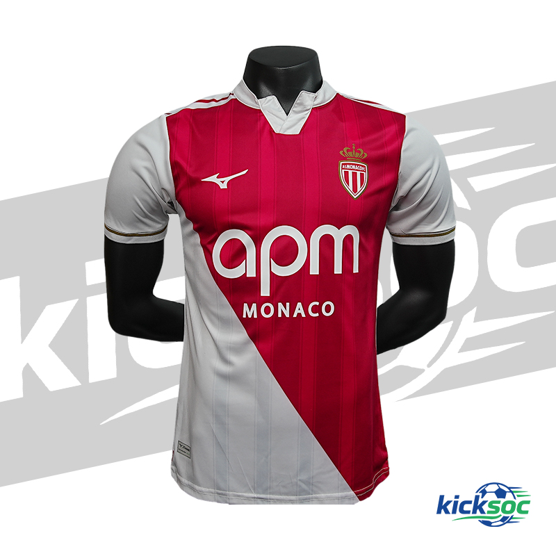 2025/2026 Monaco Home Short-Sleeve Jersey ( Fan )