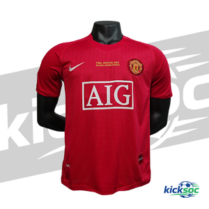 2007/2008 Manchester United Home Short-Sleeve Jersey ( CR7 Retro Version ) ( Fan Version )