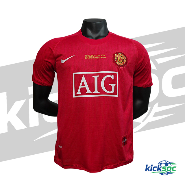 2007/2008 Manchester United Home Short-Sleeve Jersey ( CR7 Retro Version ) ( Fan Version )