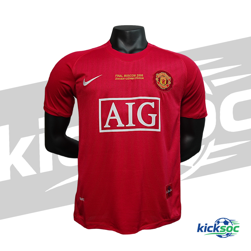 2007/2008 Manchester United Home Short-Sleeve Jersey ( CR7 Retro Version ) ( Fan Version )