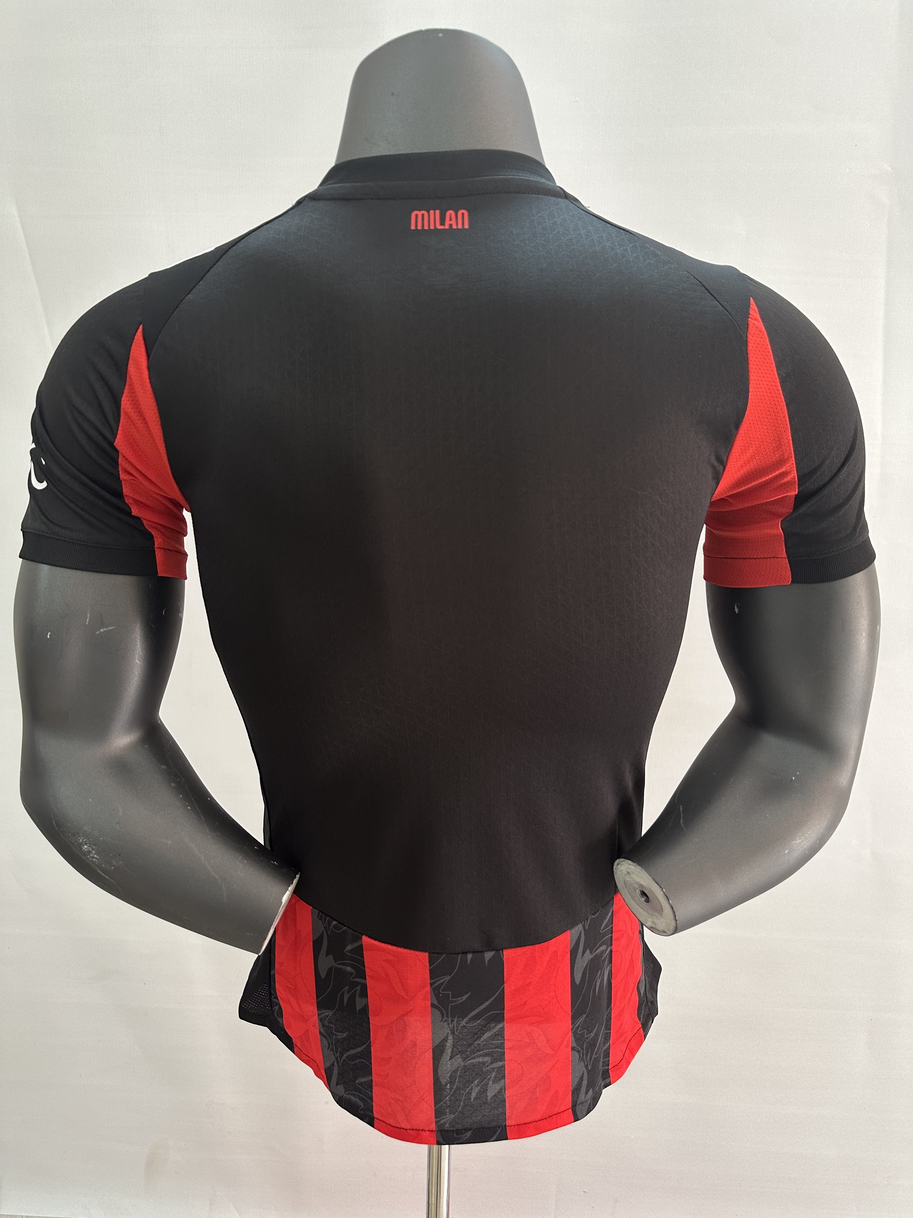 2025-2026 AC Milan Home Quick-Dry Short Sleeve Soccer Jersey (player-version)