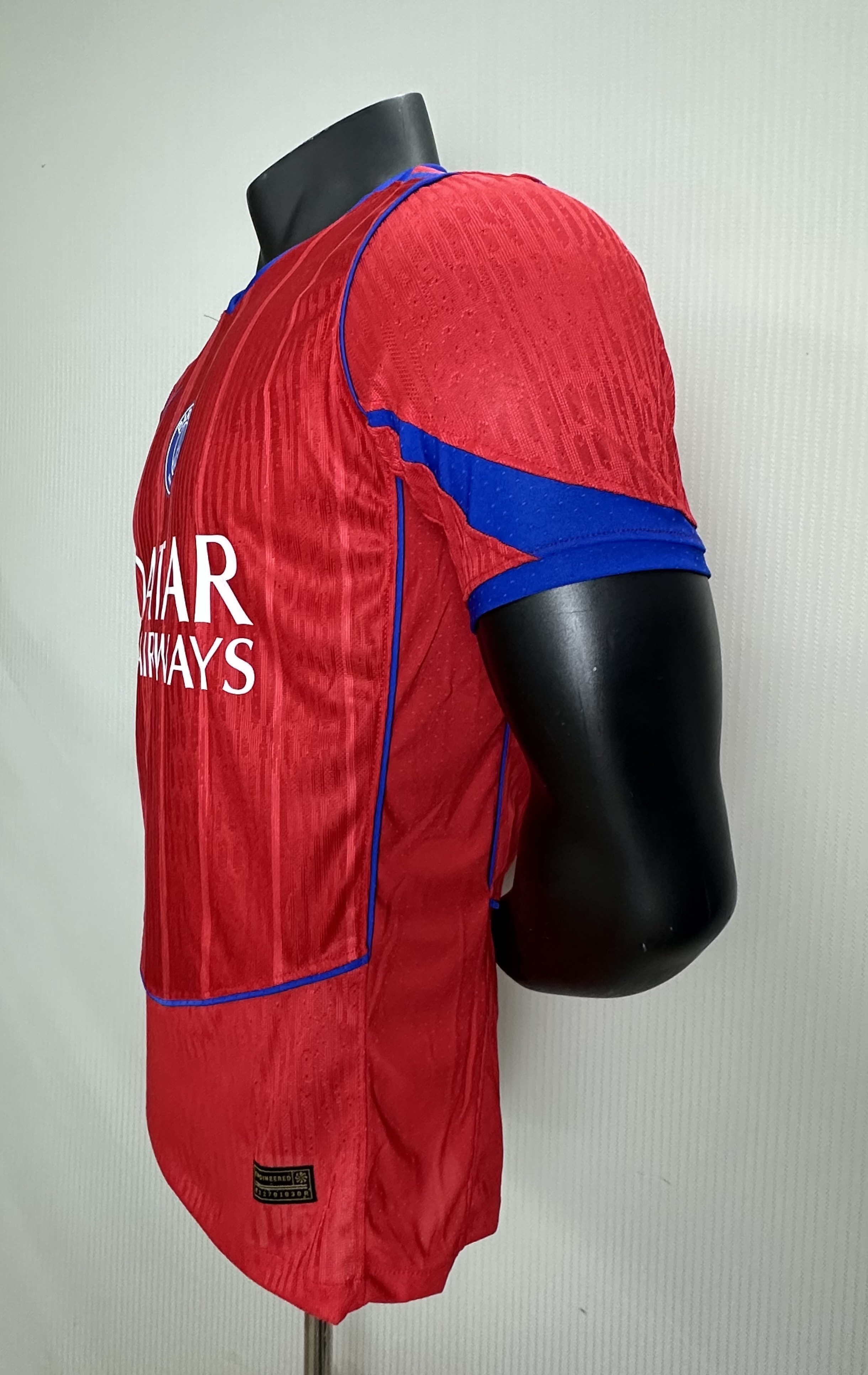 2025-2026 Paris Saint Germain Second Away Quick Dry Short Sleeve Jersey Red (player-version)