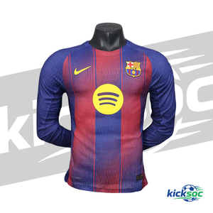 2025/2026 Barcelona home Long-sleeve jersey ( player )