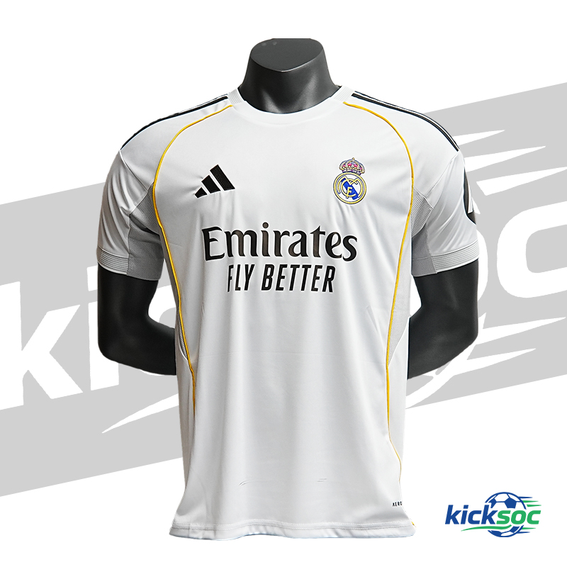 2025/2026 Real Madrid Second-Away-Sports-Short-Sleeved-Jersey ( Fan )
