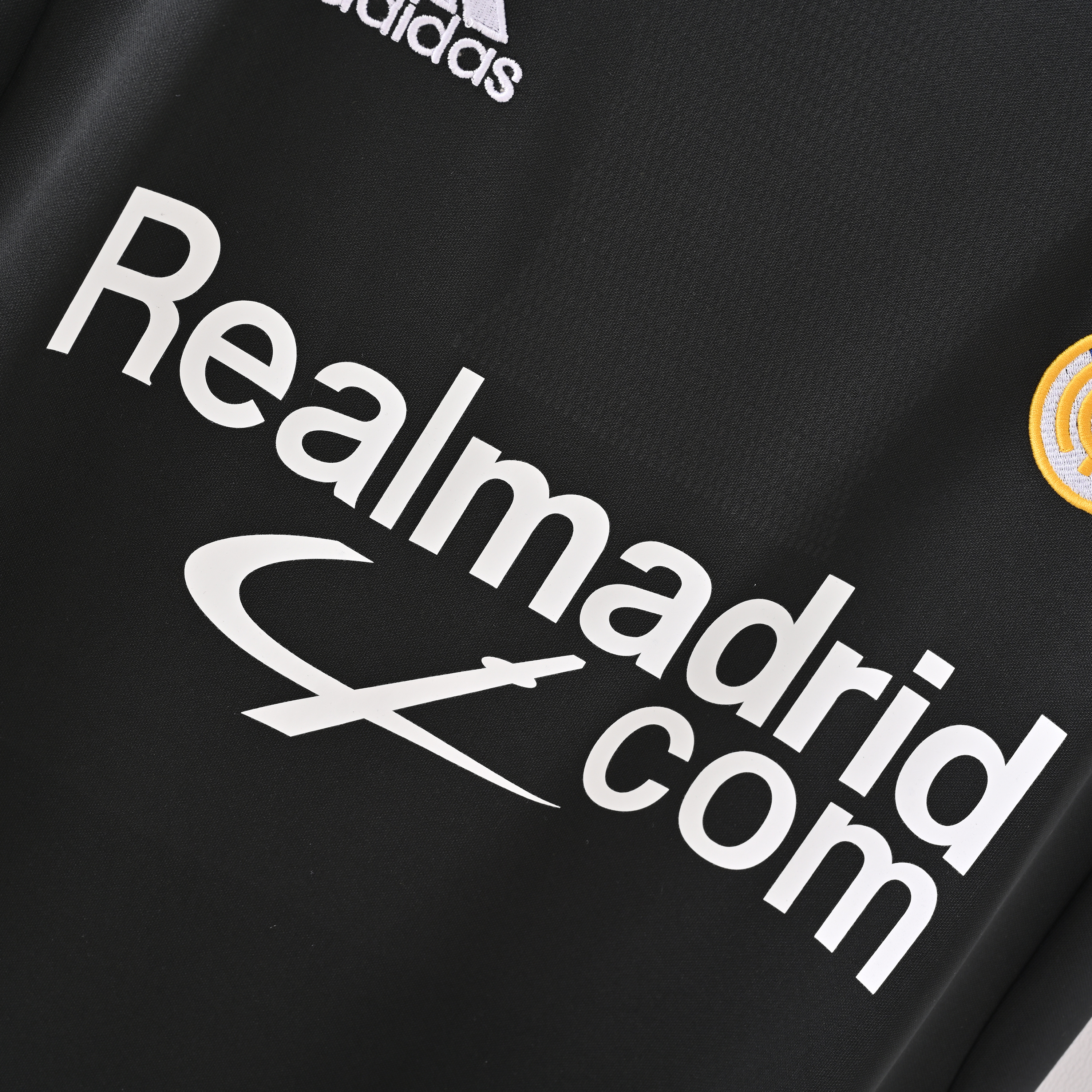 2001/2002 Real Madrid Home Black Short-Sleeve Shirt ( Fan ) 