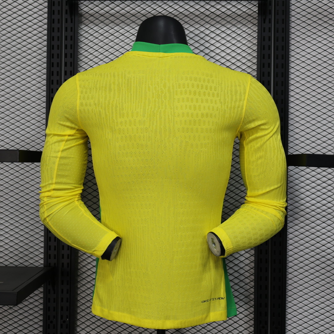 2025 2026 World Cup Jersey, Brazil, Home Team, Player Version