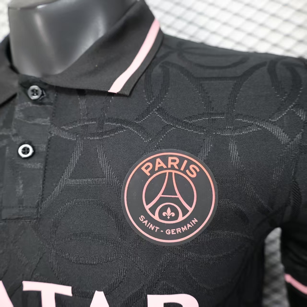2025/2026 Paris Saint-Germain Special Edition Quick-Dry Black POLO Short-Sleeve Jersey (Player) 