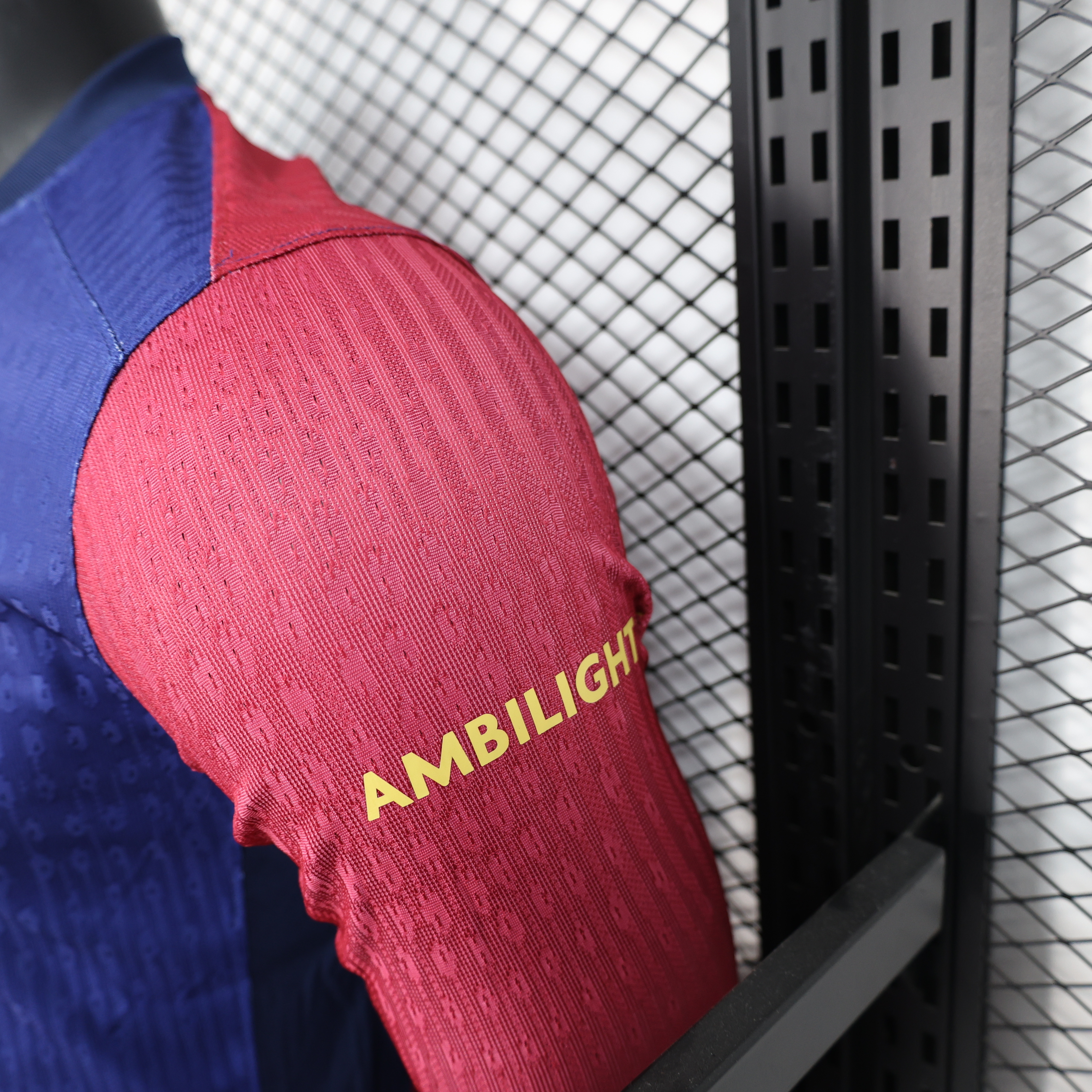 2025-2026 Barcelona home Long-sleeve jersey Scott collaboration (player-version) 