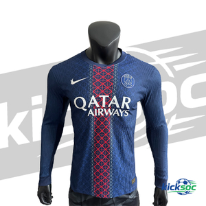 Paris-Saint-Germain(2025-2026)Home-Long-Sleeve-Jersey【player-version】
