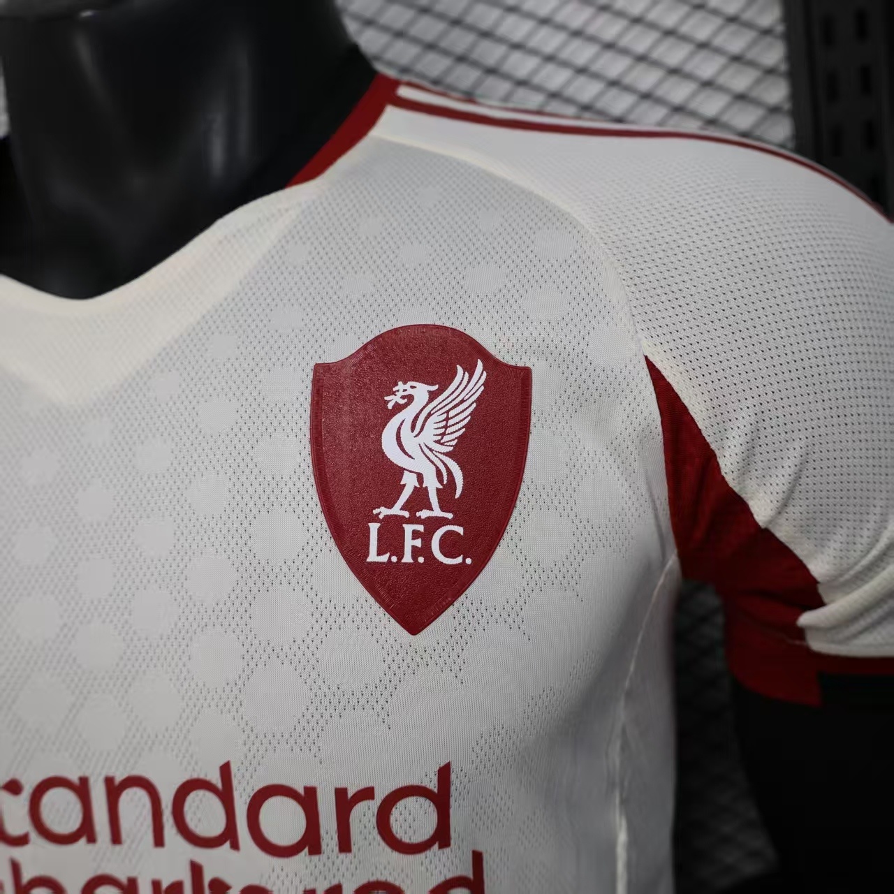 2025-2026 Liverpool season away short jersey white (player version)