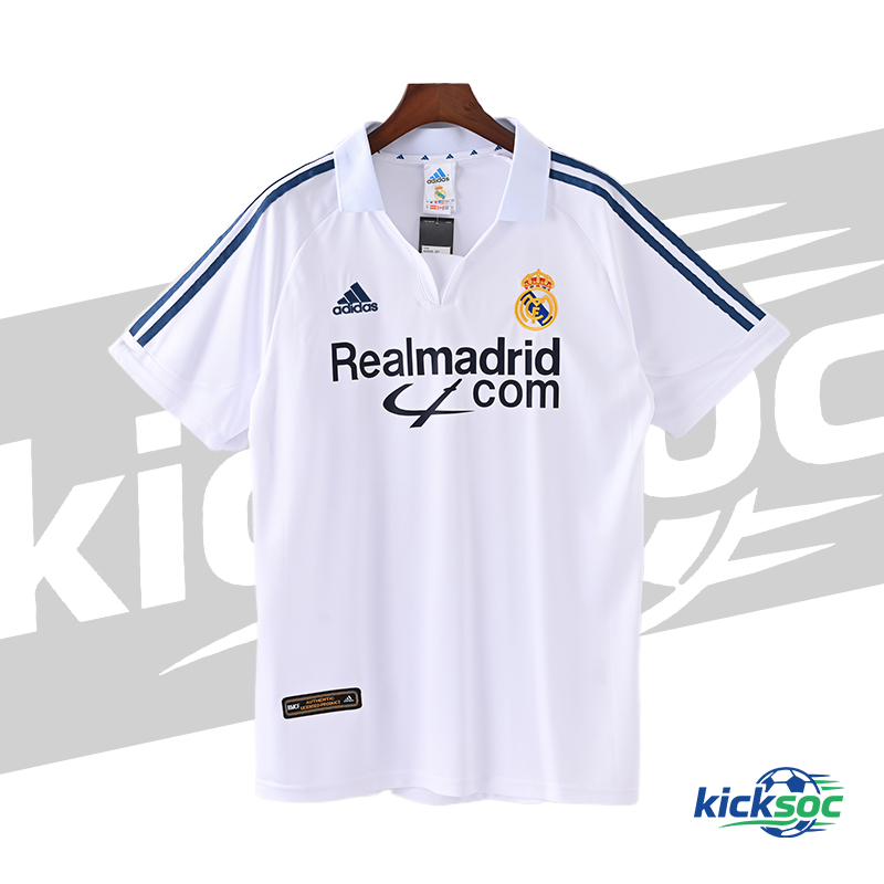 2001/2002 Real Madrid Home White Short-Sleeve Shirt ( Fan ) 