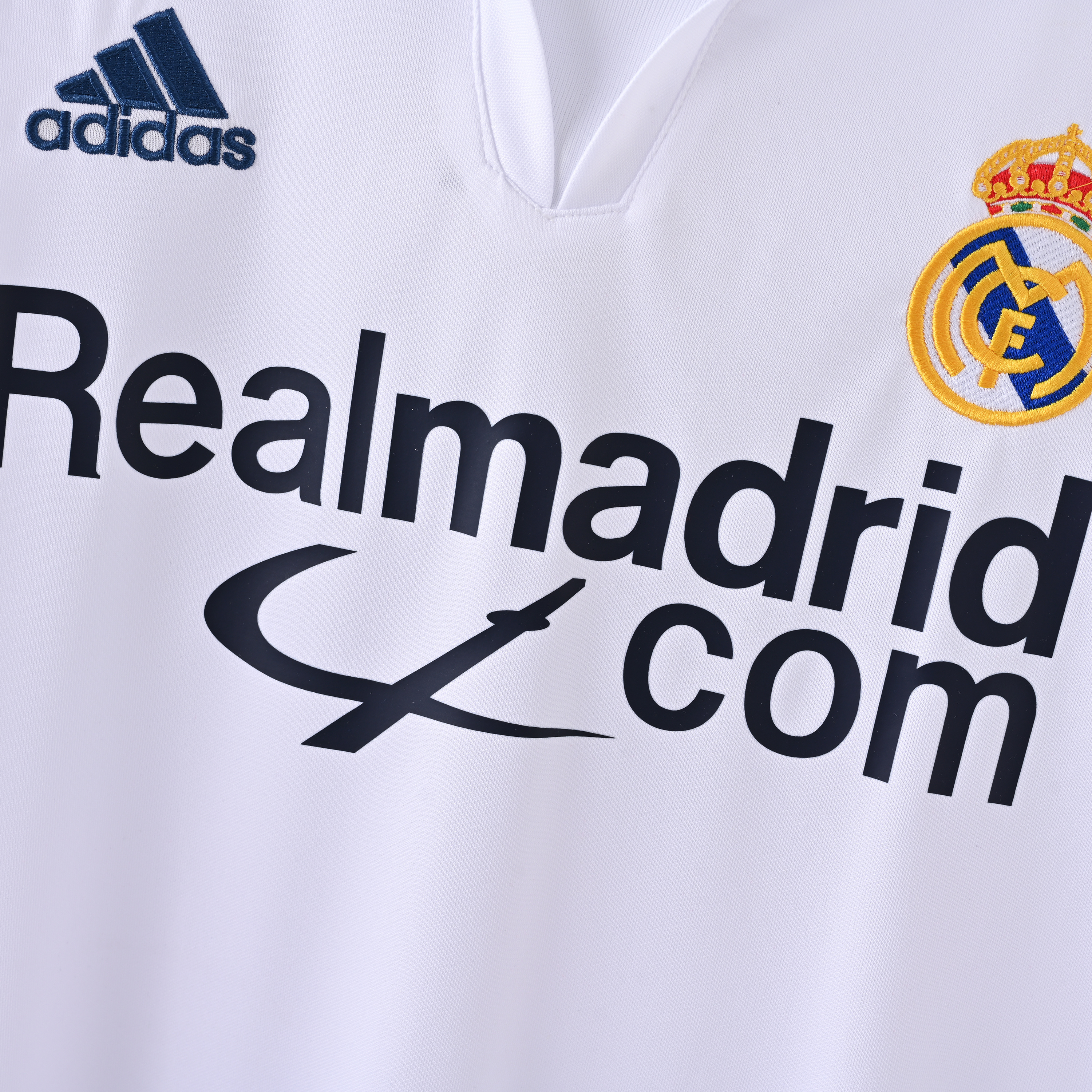 2001/2002 Real Madrid Home White Short-Sleeve Shirt ( Fan ) 