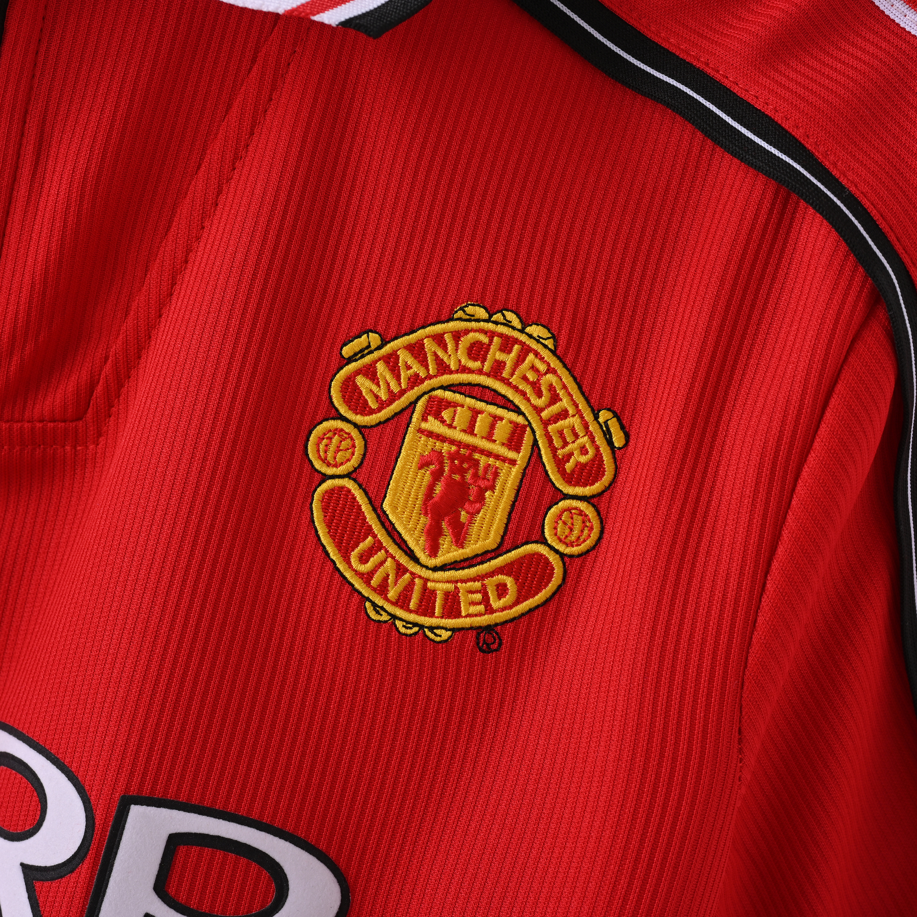 1998/1999 Manchester United Home Short-Sleeve Retro red Jersey ( Fan ) 