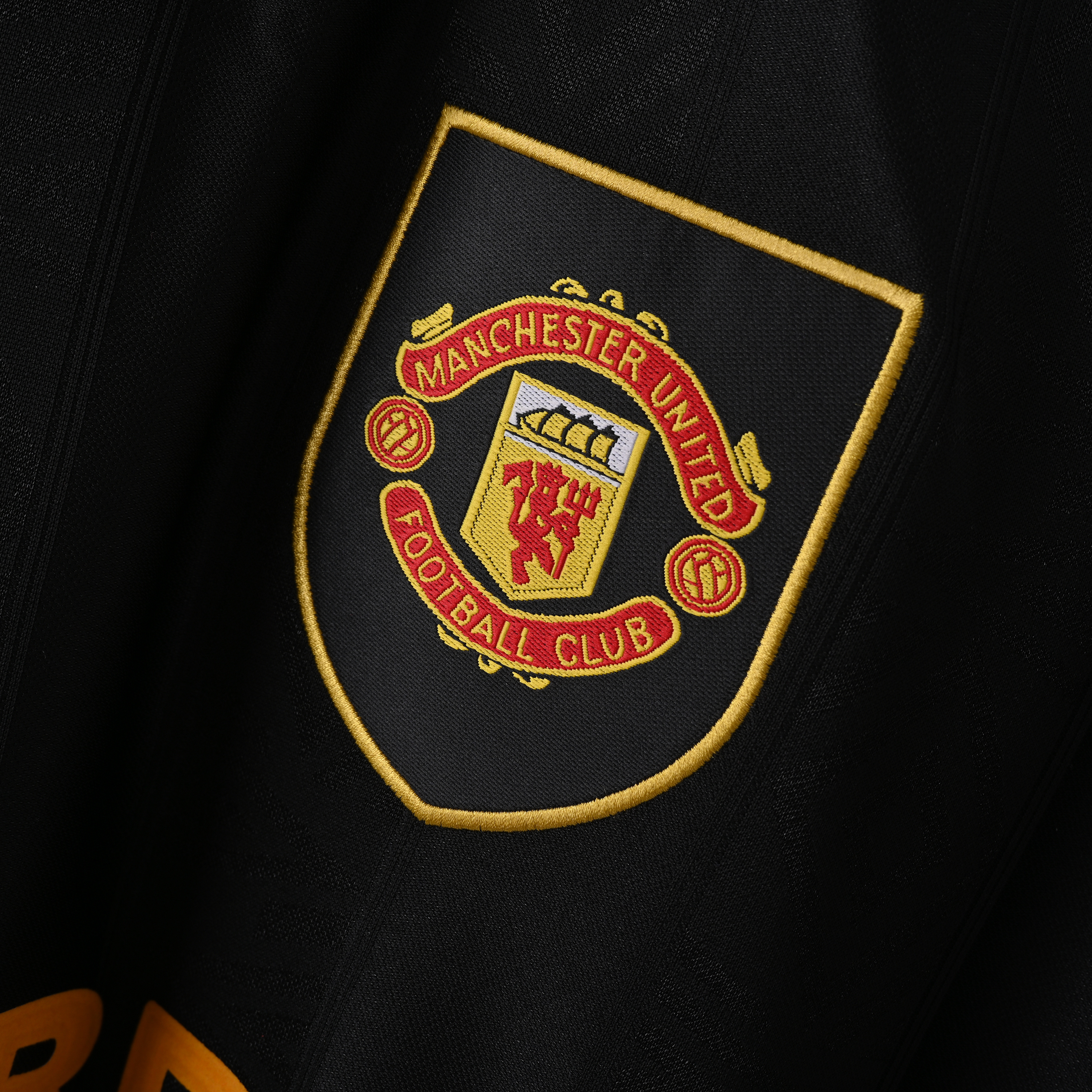 1993/1994 Manchester United Away Short-Sleeve Retro Black Jersey ( Fan ) 
