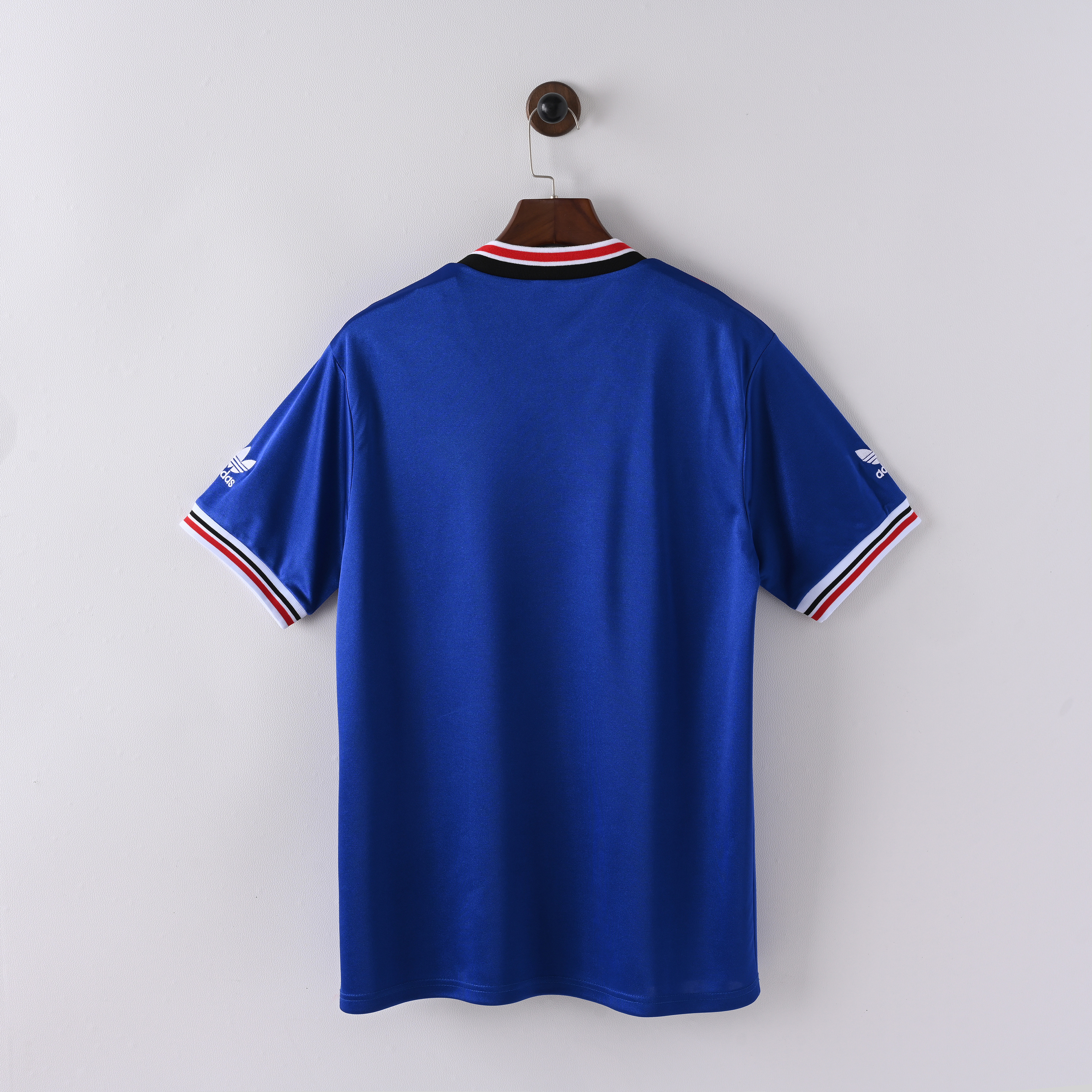 1984 Manchester United Second Away Short-Sleeve Retro navy Jersey (Fan )