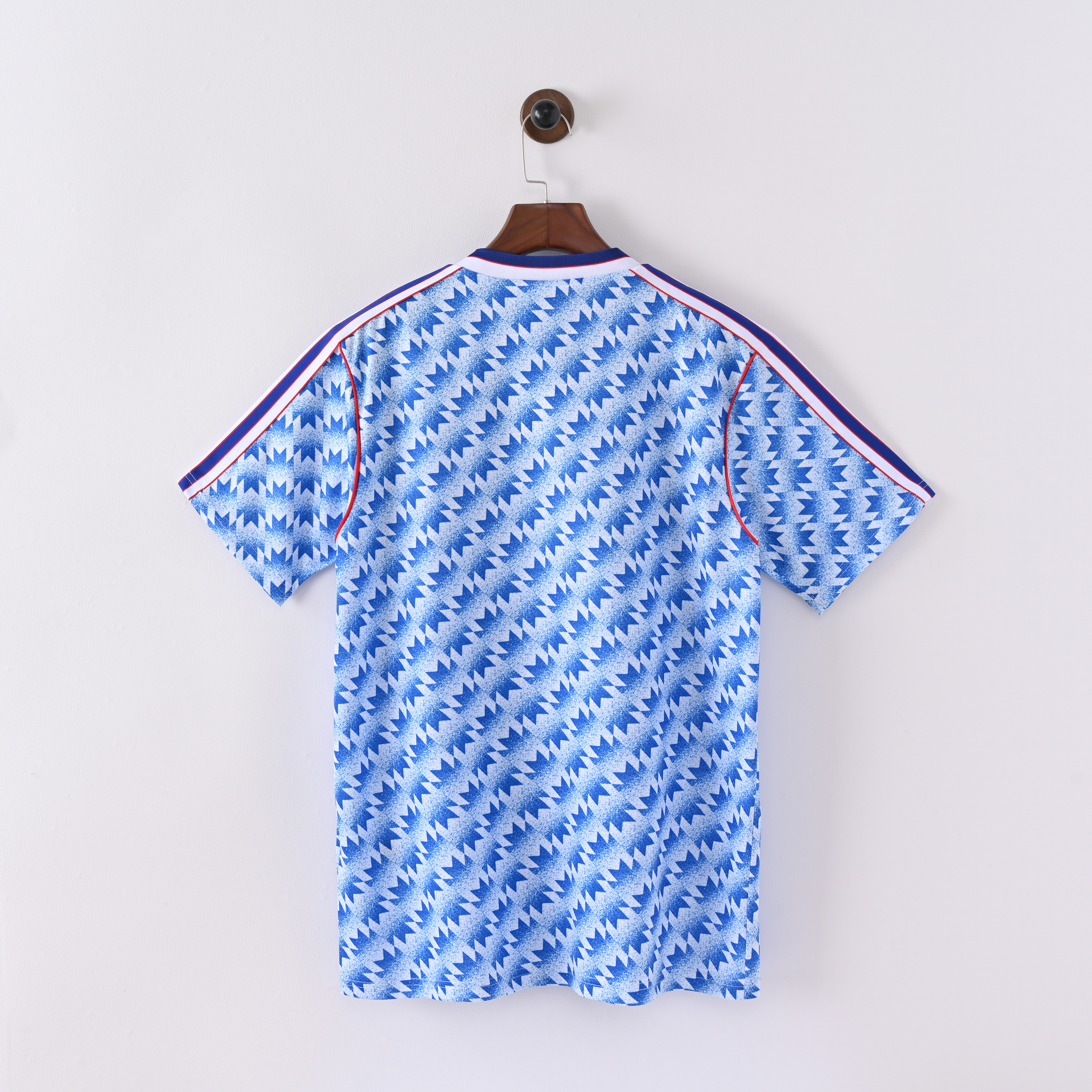 1990/1992 Manchester United Away Short-Sleeve Retro Blue Jersey ( Fan ) 