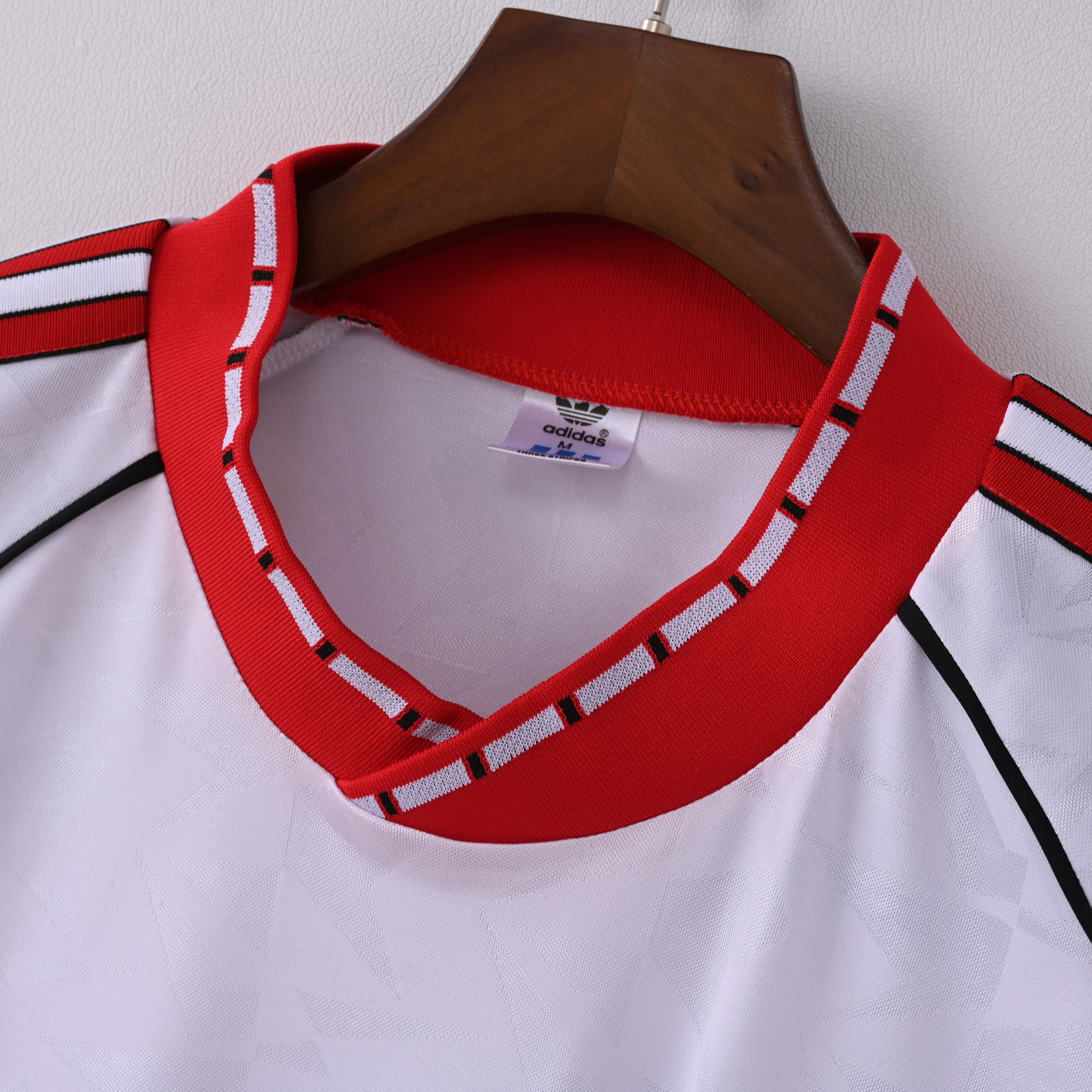 1990/1991 Manchester United Away Short-Sleeve Retro White Jersey ( Fan ) 