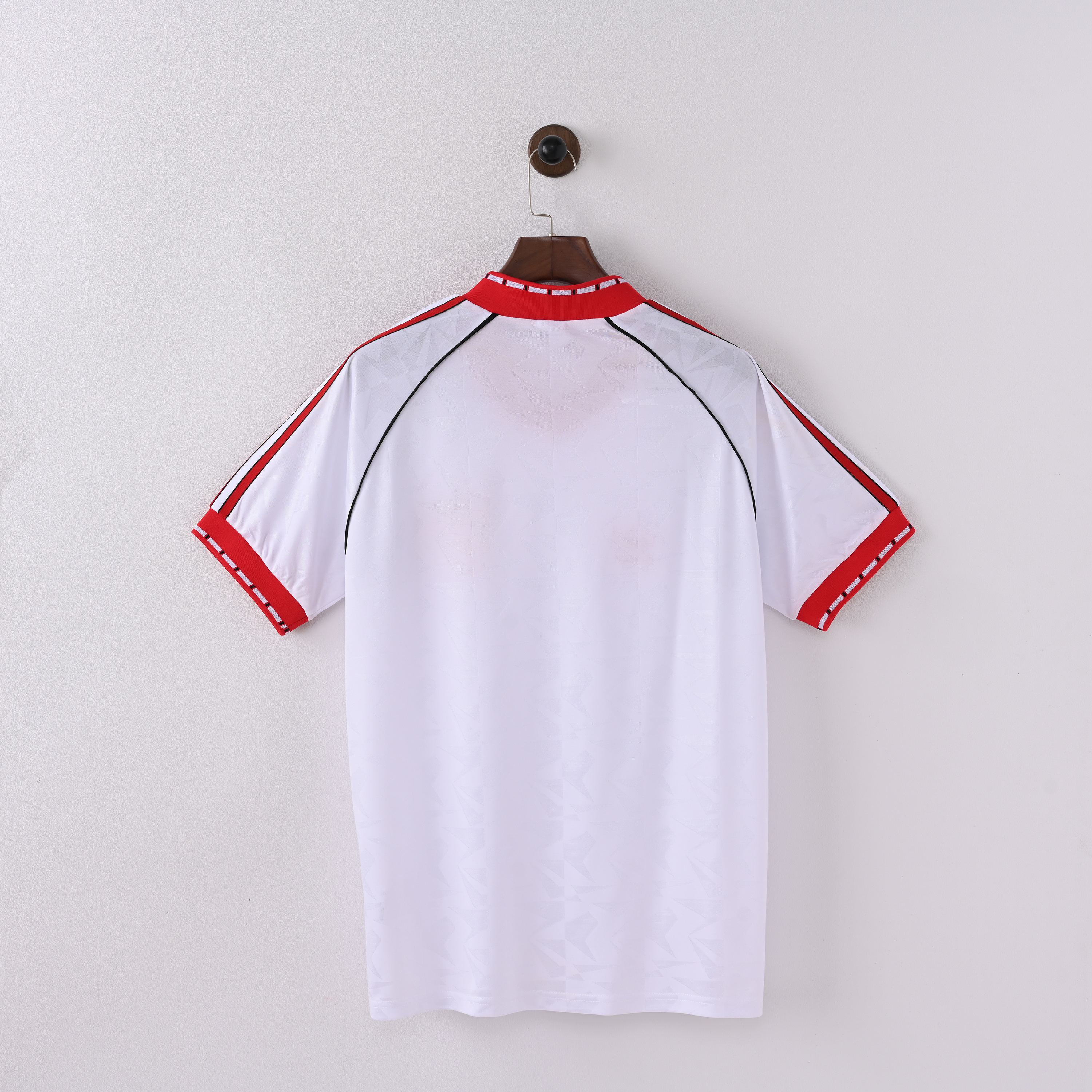 1990/1991 Manchester United Away Short-Sleeve Retro White Jersey ( Fan ) 