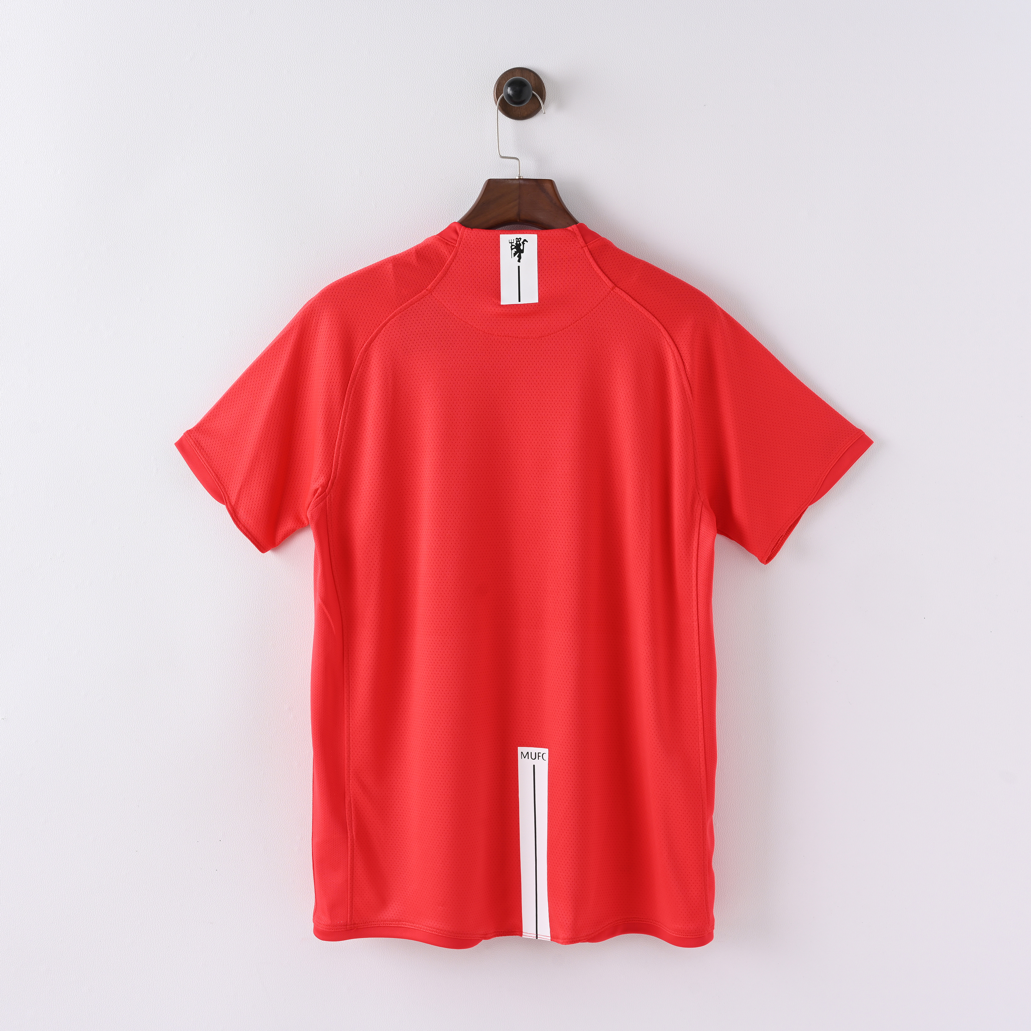 2007/2008 Manchester United Home Short-Sleeve Retro Red Jersey ( Fan ) 