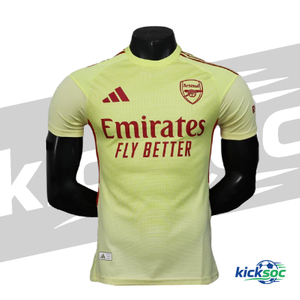 2025-2026 Arsenal Special Edition yellow Short-Sleeve football Jersey (Player) 