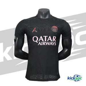 2025/2026 Paris Saint-Germain Black Special Edition Short-Sleeve Soccer Jersey (Player) 