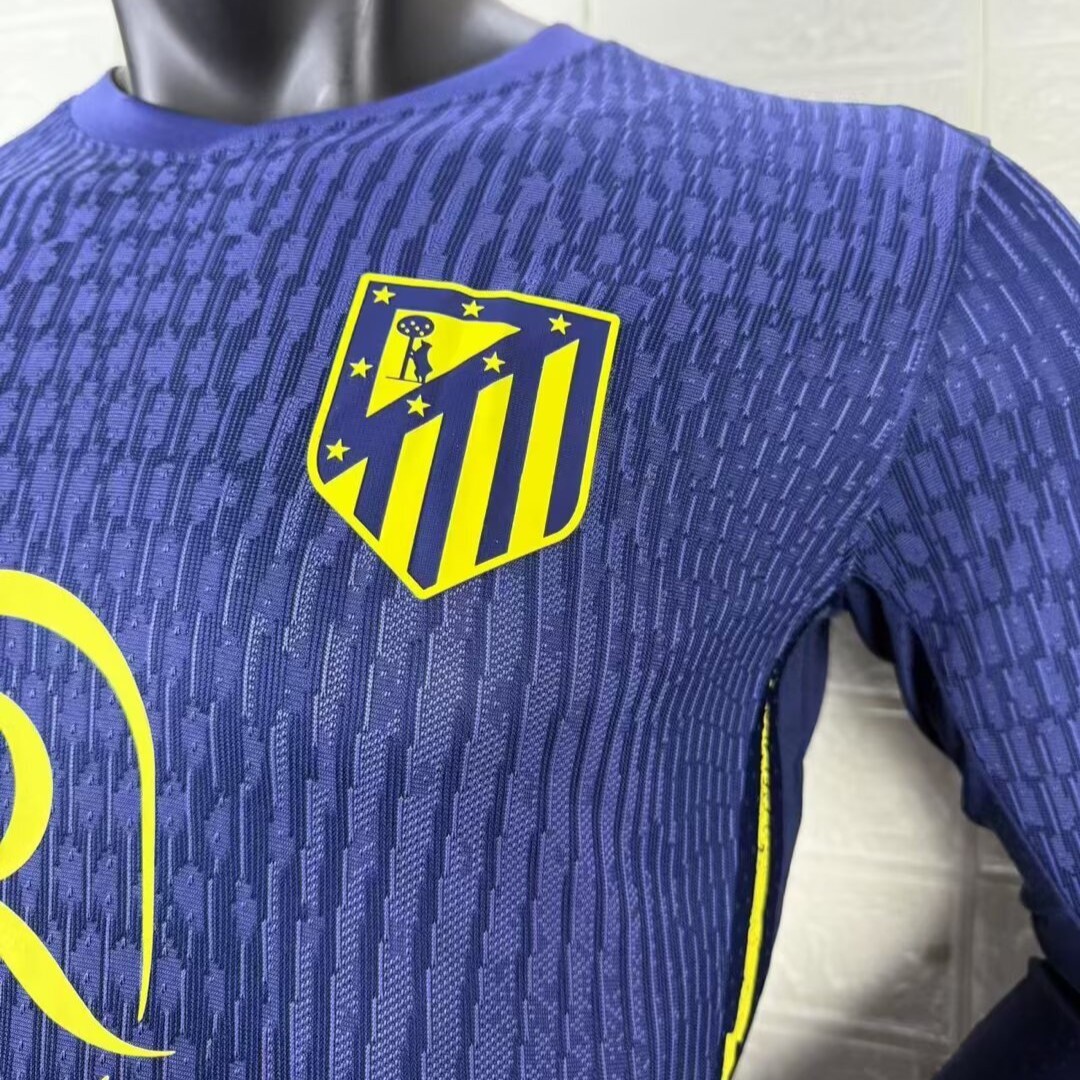 2025-2026 Atletico Madrid Away Long-Sleeve Football Jersey ( Player )
