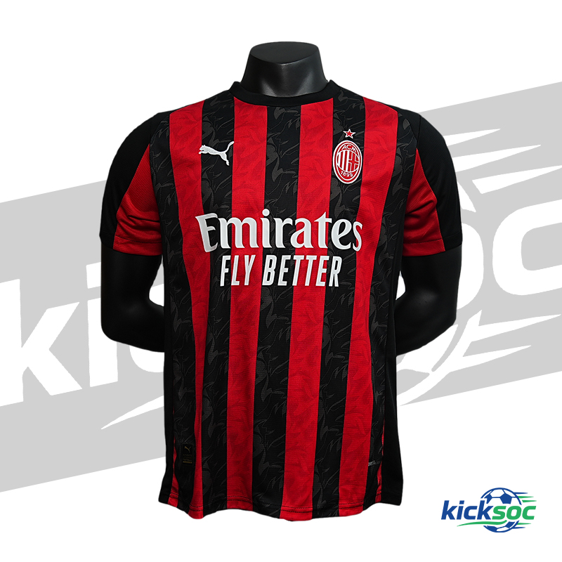 2025-2026 AC Milan Season Home Short Sleeve Jersey (fan-version)