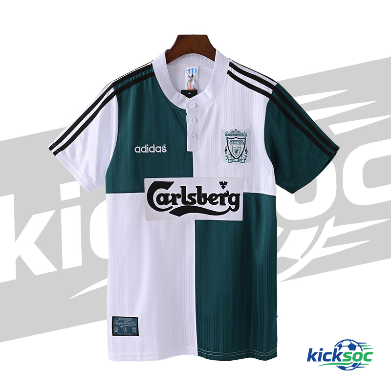 1995/1996 Liverpool Short-Sleeve Football Jersey Retro Style (Fan)