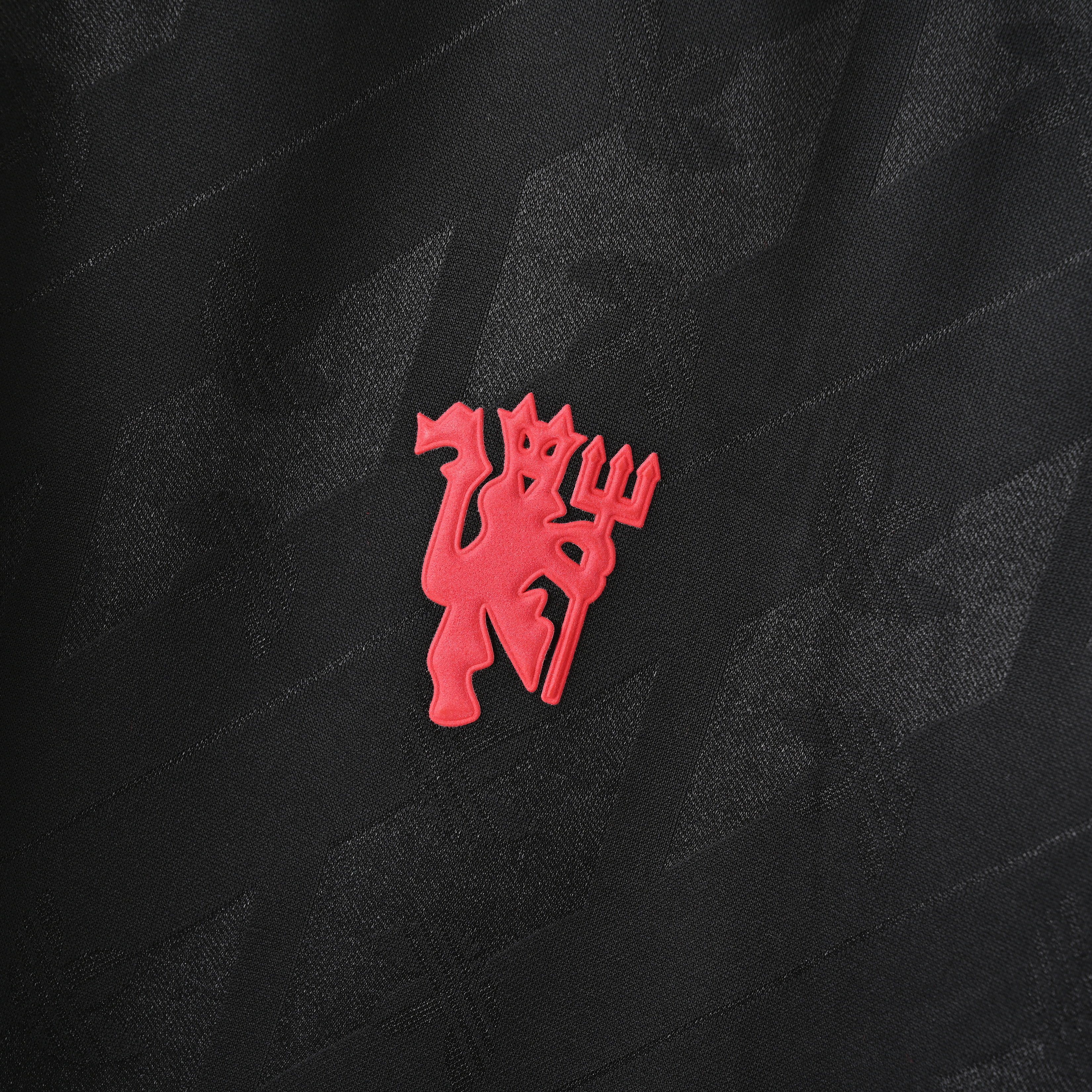 2024/2025 Manchester United Long Sleeve Black Patterned Casual Polo Shirt ( Fan Retro-Edition )