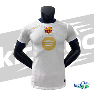 2025/2026 Barcelona White short-sleeve jersey ( player )