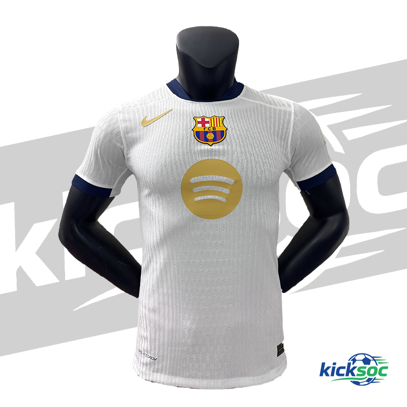 2025/2026 Barcelona White short-sleeve jersey ( player )