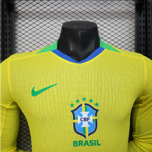 2025 2026 World Cup Jersey, Brazil, Home Team, Player Version